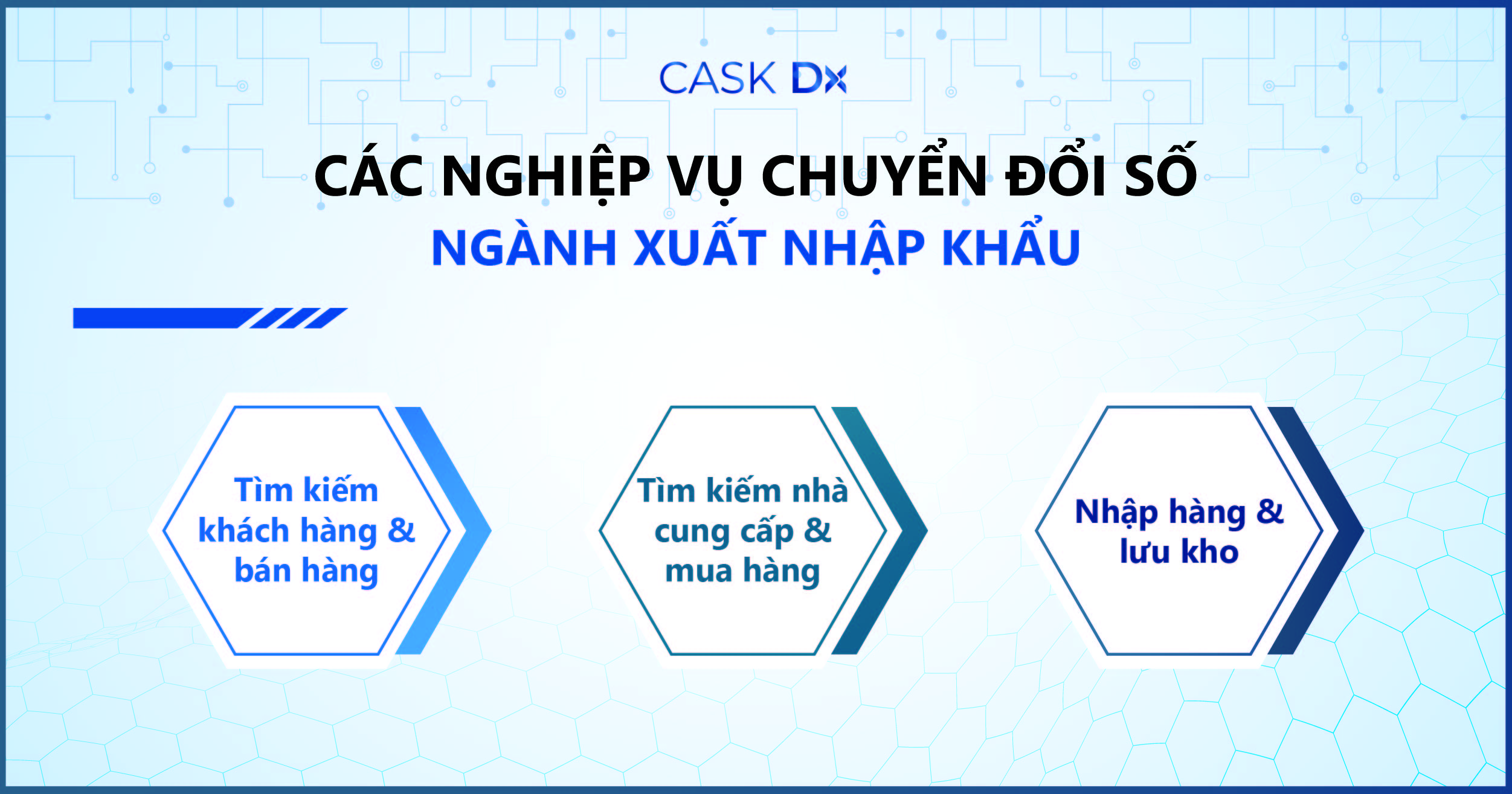 Chuyển đổi số ngành Xuất Nhập Khẩu - Các nghiệp vụ tiềm năng (Phần 1)